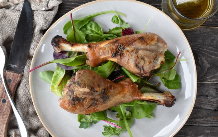 Maple Whiskey Turkey Drumsticks