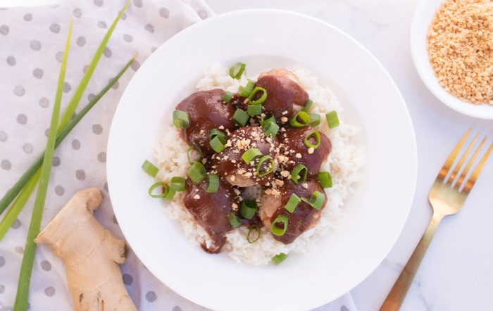 Hoisin and Peanut Turkey Meatballs