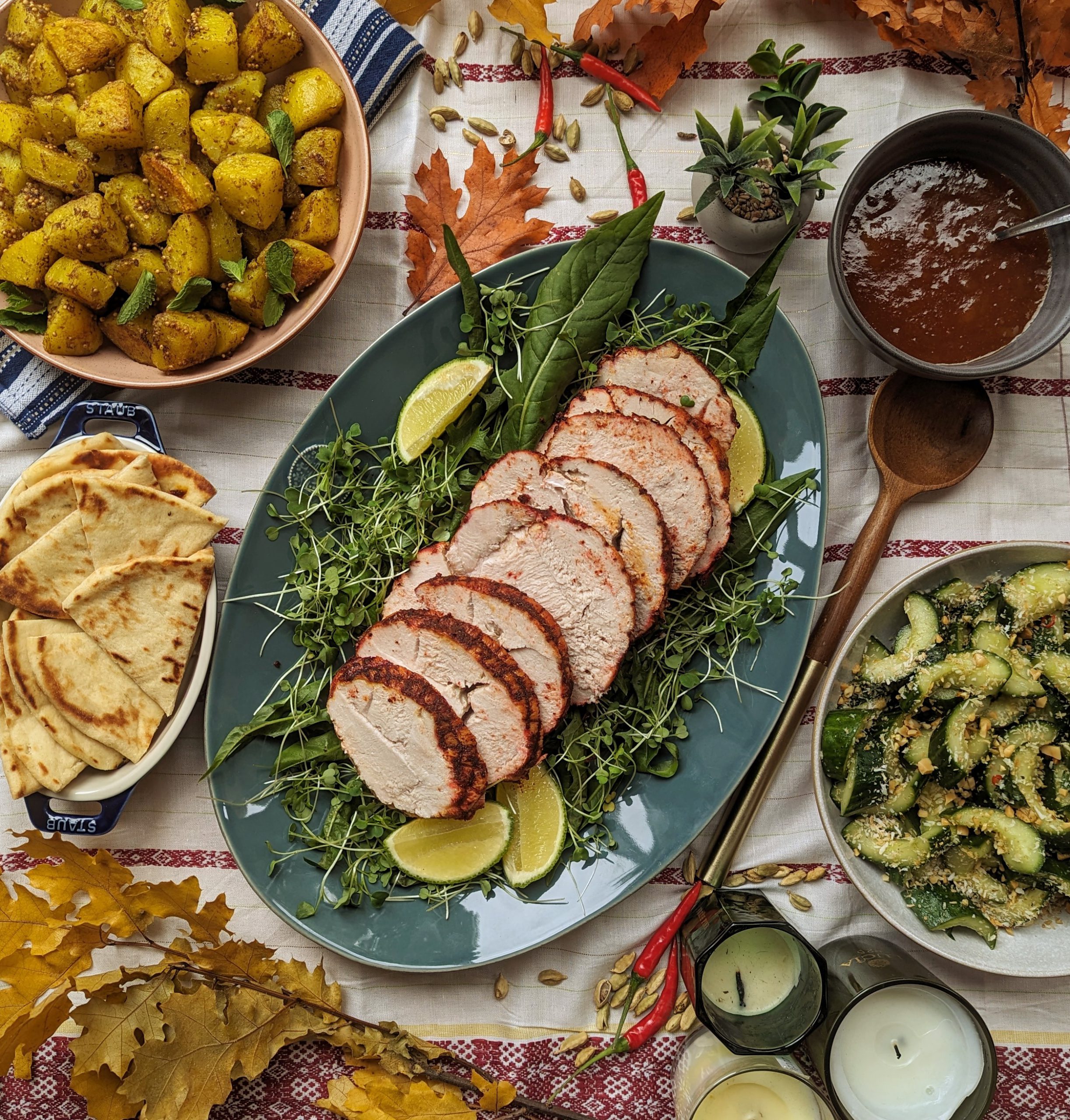 indian turkey roast
