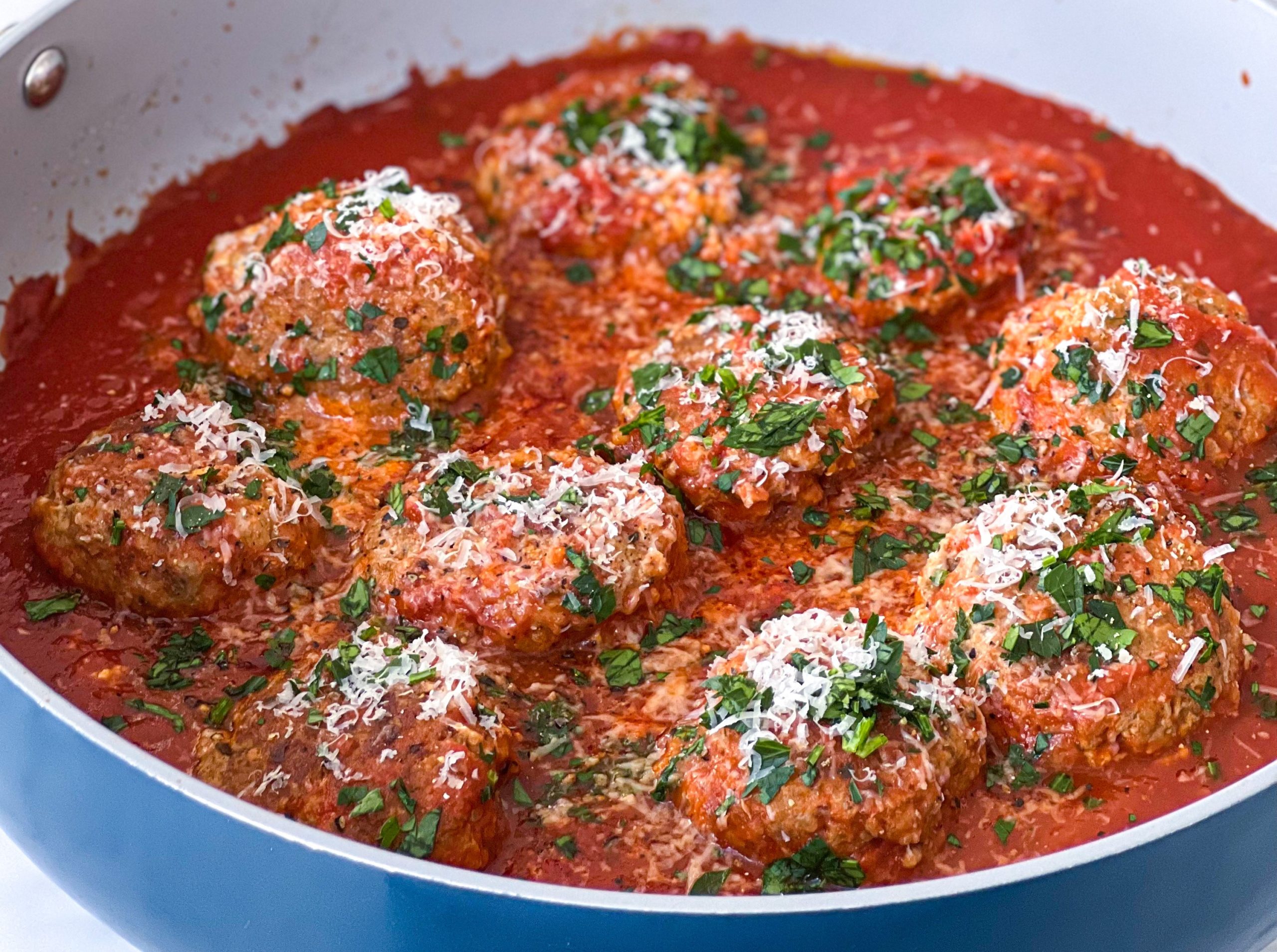 Spinach Artichoke Dip-Stuffed Meatballs