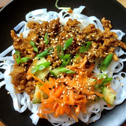 Korean Inspired Sweet and Spicy Turkey Bowl