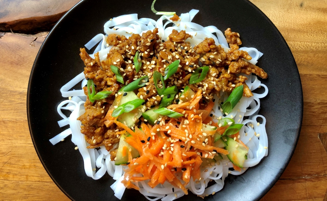 Korean Inspired Sweet and Spicy Turkey Bowl