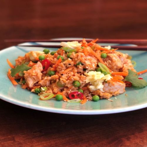 Korean-Style Turkey Fried Rice