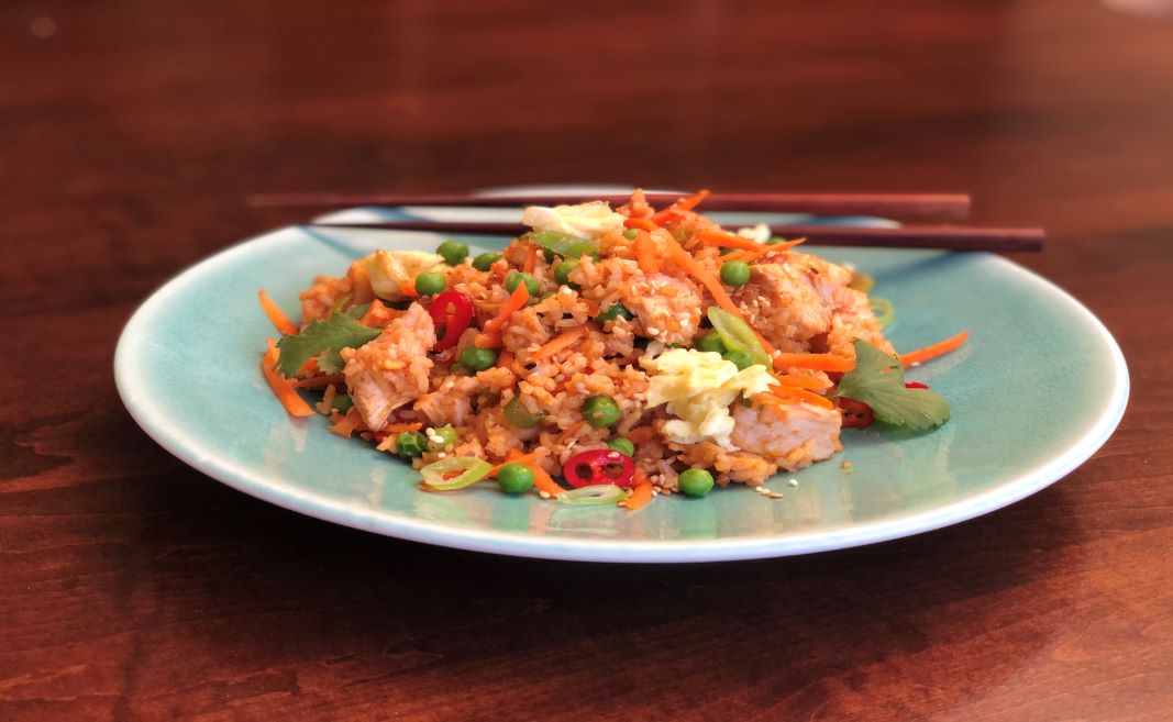 Korean-Style Turkey Fried Rice