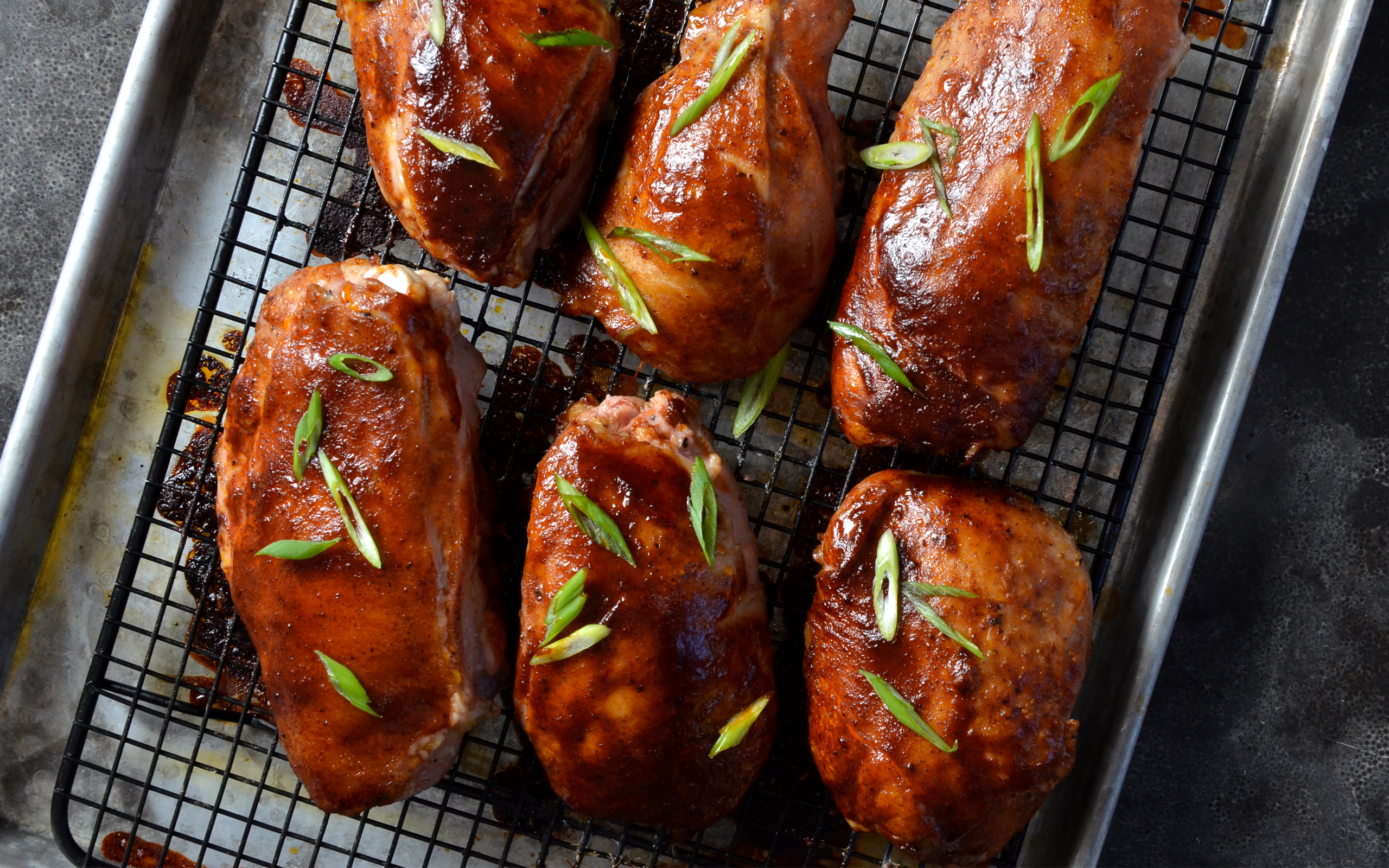Korean Barbecued Turkey Thighs