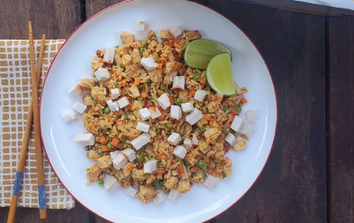 Leftover Turkey Fried Rice