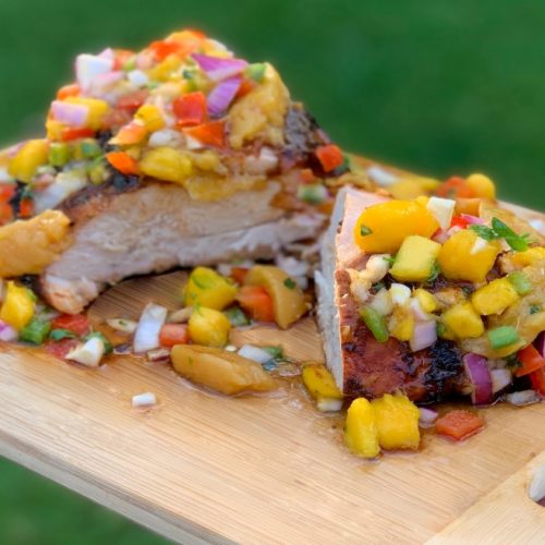 Mango Habanero BBQ Grilled Turkey Breast