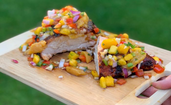 Mango Habanero BBQ Grilled Turkey Breast