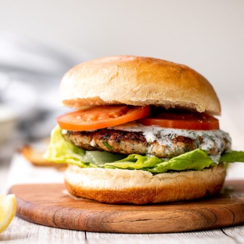 Mediterranean Turkey Burger