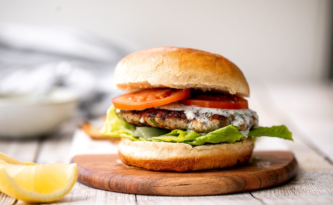 Mediterranean Turkey Burger