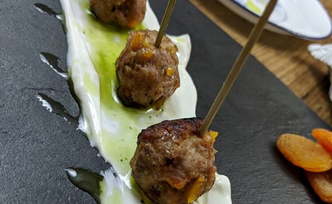 Mini Moroccan Spiced Turkey Meatballs