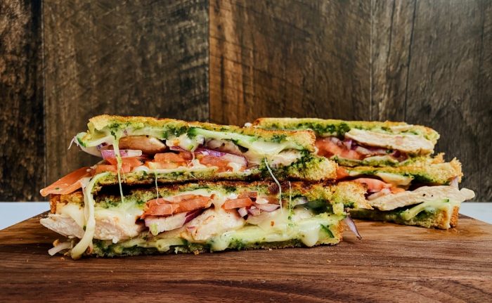 Turkey Sandwich with Mumbai Inspired Cilantro Chutney