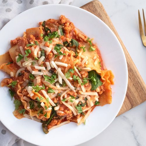 One-Pot Turkey Lasagna
