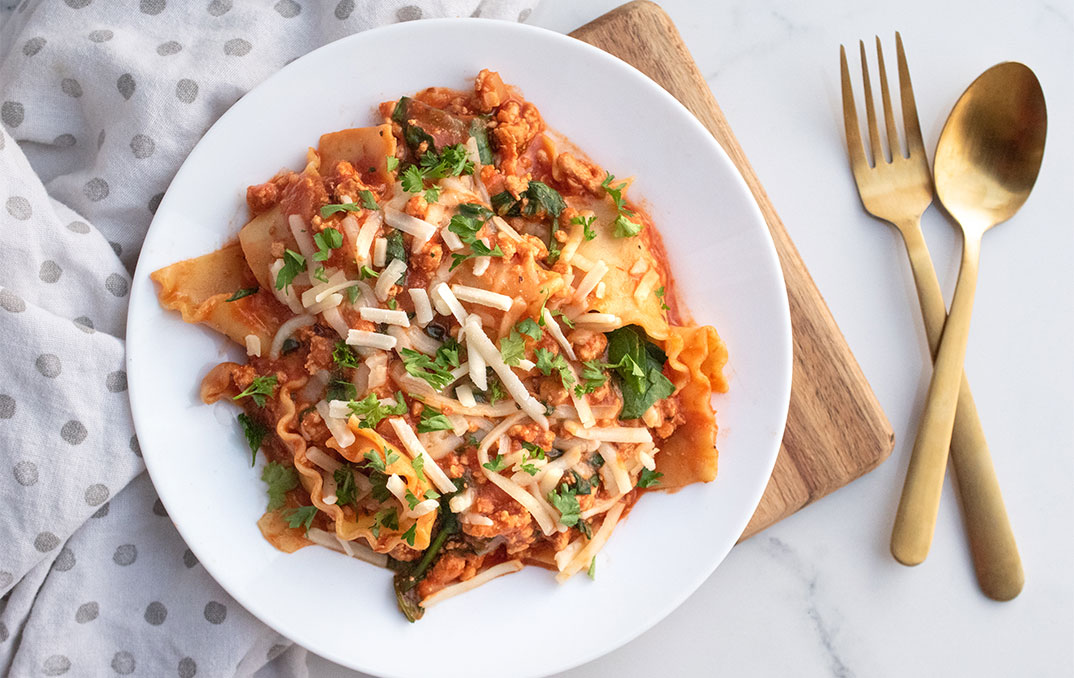 One-Pot Turkey Lasagna