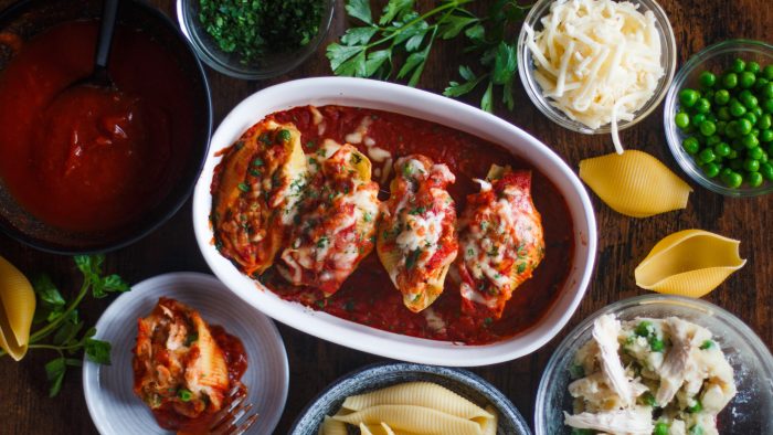 Baked Turkey Stuffed Pasta Shells