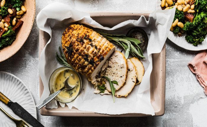 Turkey Roast with Herbs and Butter 