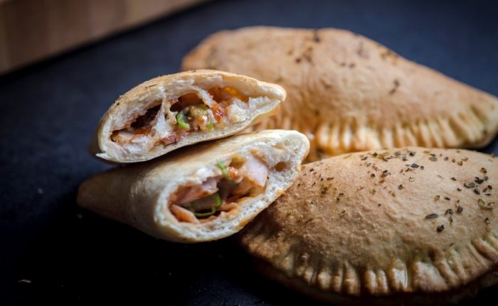 Pizzas pochettes au dindon