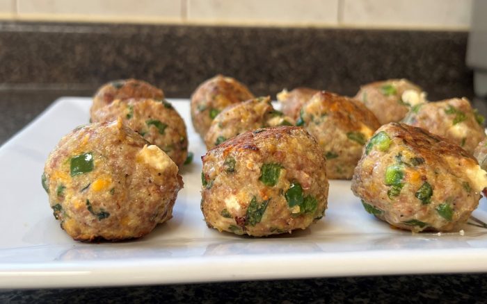 Jalapeno Popper Stuffed Meatballs