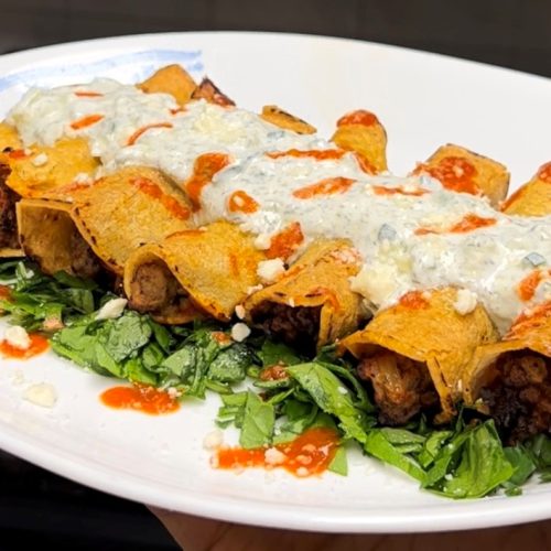 Greek Turkey Taquitos