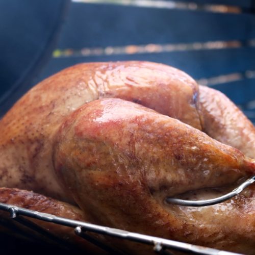 Whole Charcoal BBQ’d Easter Turkey