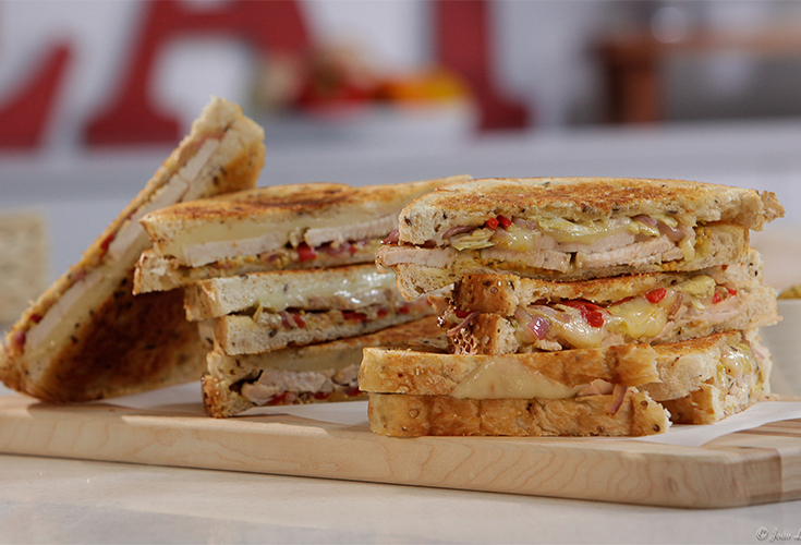 Italian Grilled Turkey Sandwich