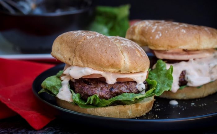 Smoked Turkey Cherry Burgers
