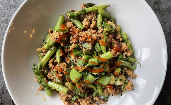 Hot and Sour Turkey and Green Bean Stir-Fry