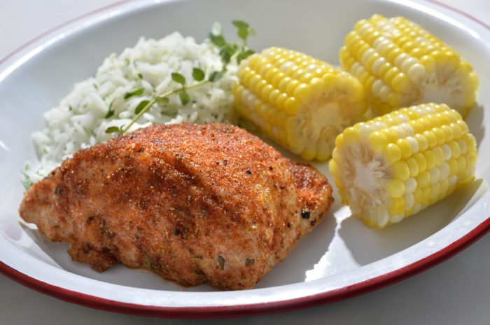 Cajun Blackened Turkey Steaks