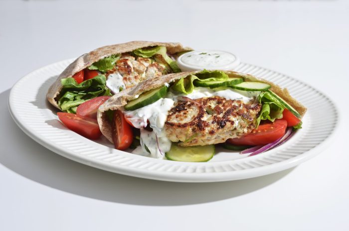 Greek Turkey Breast Burgers