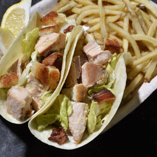 Grilled Turkey Caesar Wraps