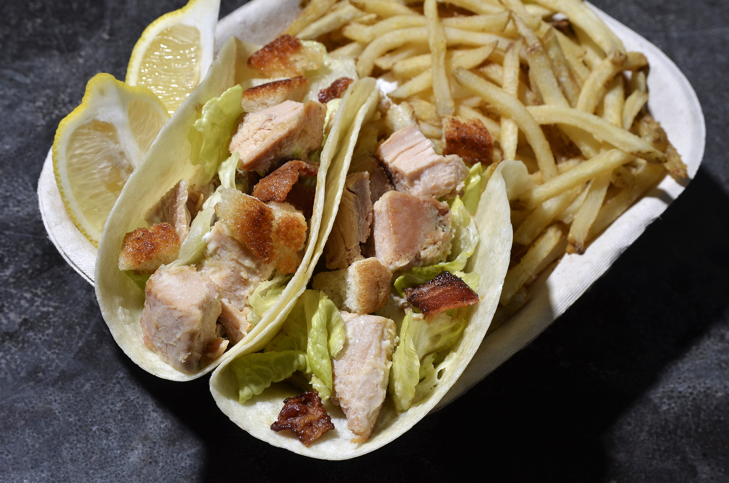 Grilled Turkey Caesar Wraps