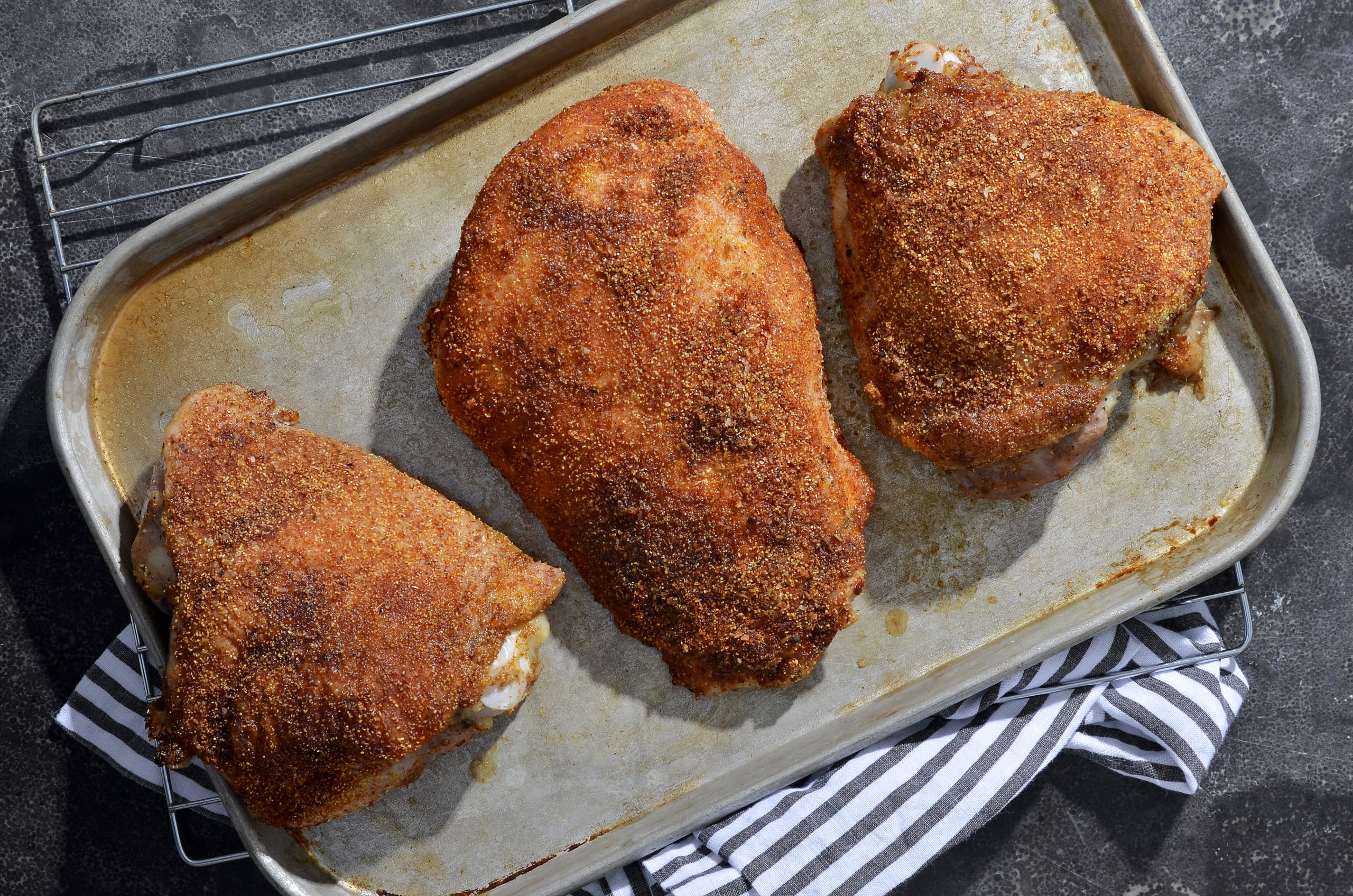 Sweet and Smokey Dry Turkey Rub in a pan