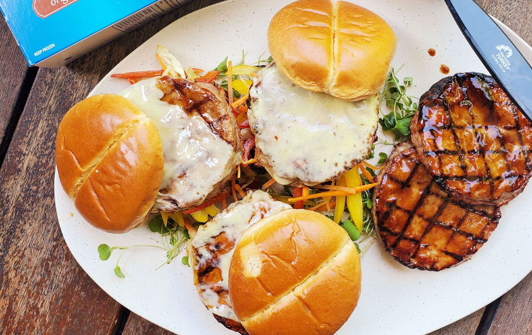 Teriyaki Turkey Burgers
