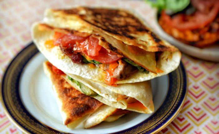 Turkey Club Grilled Wrap