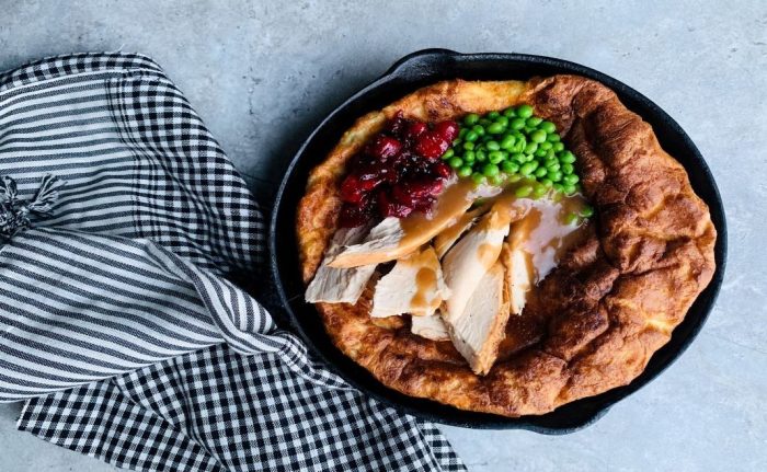Turkey Dinner Dutch Baby