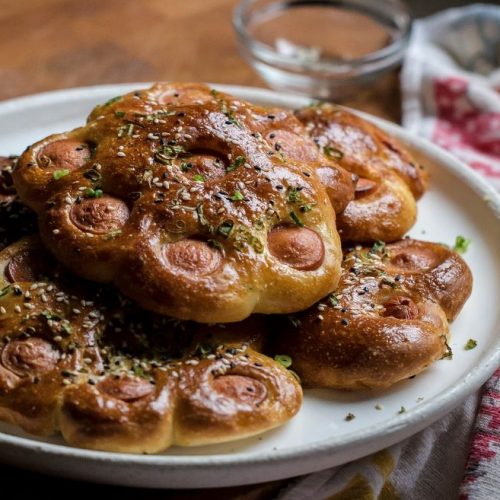 Turkey Dog Flower Buns