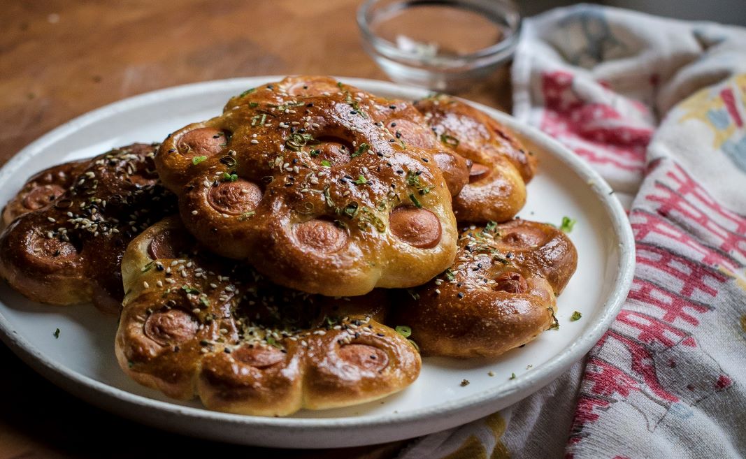 Turkey Dog Flower Buns