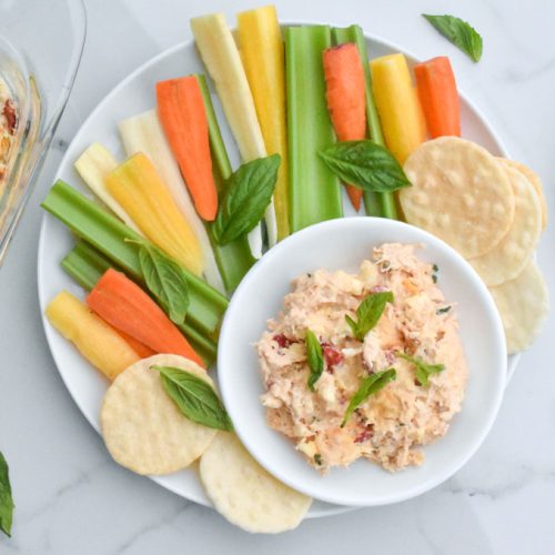 turkey feta and red pepper dip
