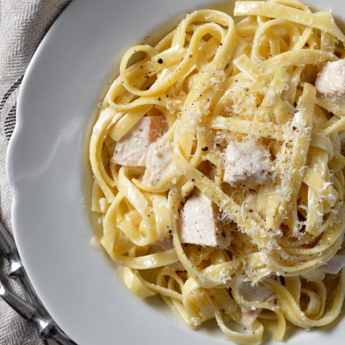 Turkey Fettuccine Alfredo