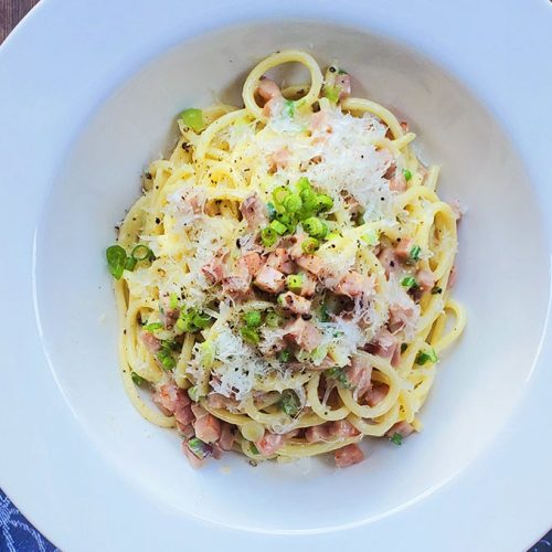 Turkey Ham Carbonara