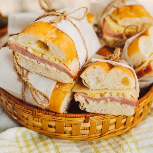 turkey ham pineapple sandwiches