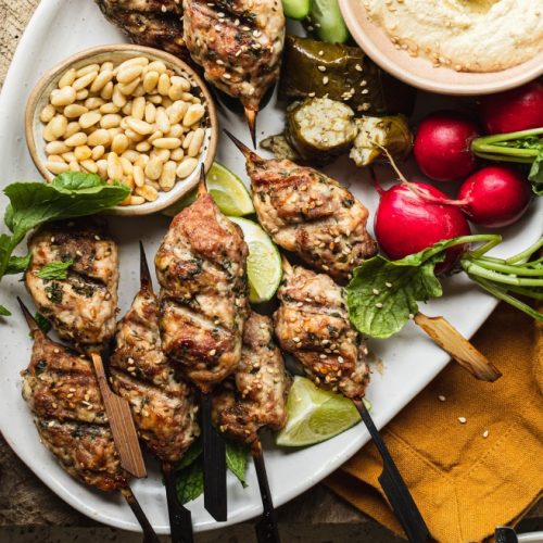 Turkey Kofta Mezze Platter