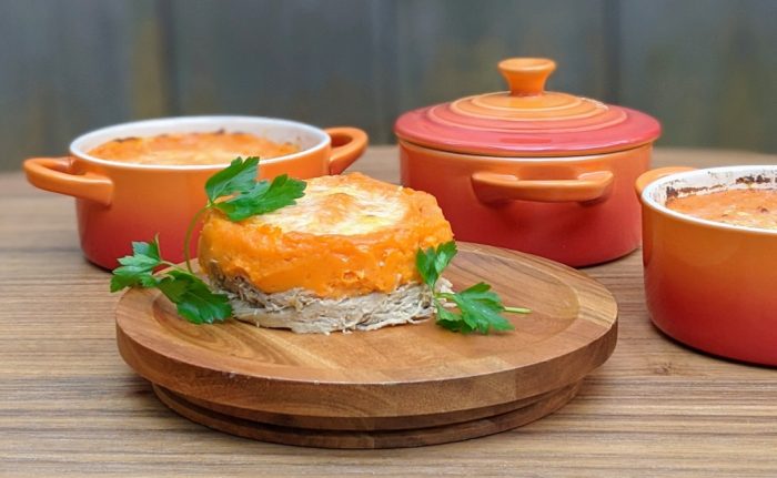 Turkey Parmentier with Squash and Sweet Potatoes