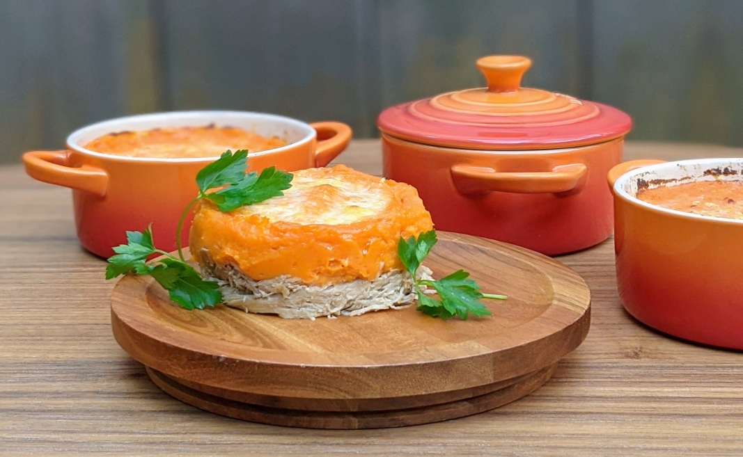 Turkey Parmentier with Squash and Sweet Potatoes