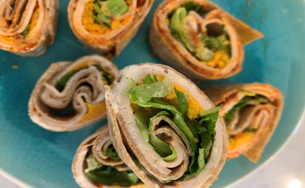 Turkey and Cheese Pinwheels
