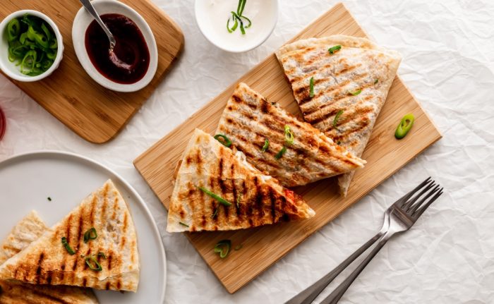 BBQ Turkey Quesadillas