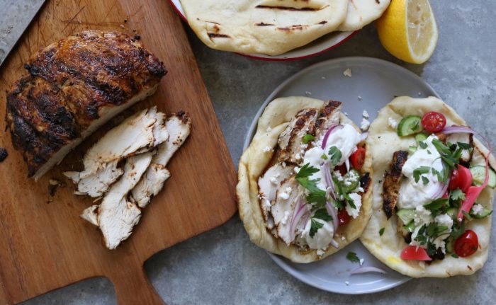 Grilled Turkey Shawarma
