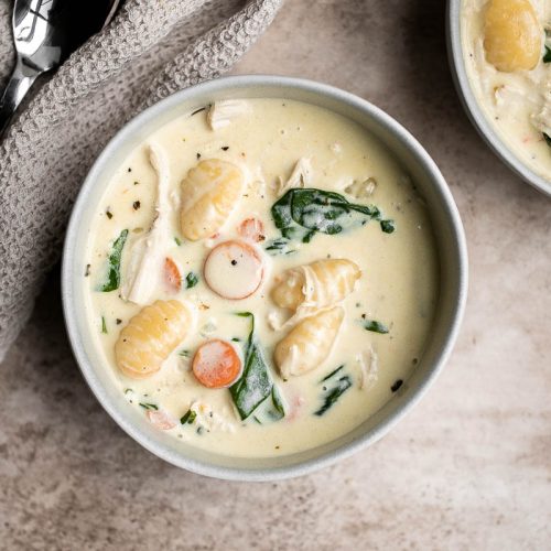 Creamy Turkey Gnocchi Soup