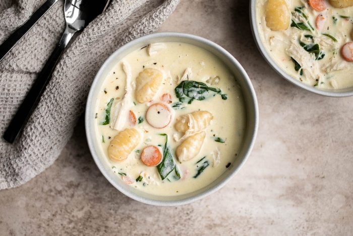 Creamy Turkey Gnocchi Soup