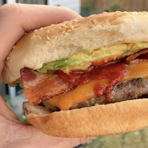 Breakfast Turkey Burger